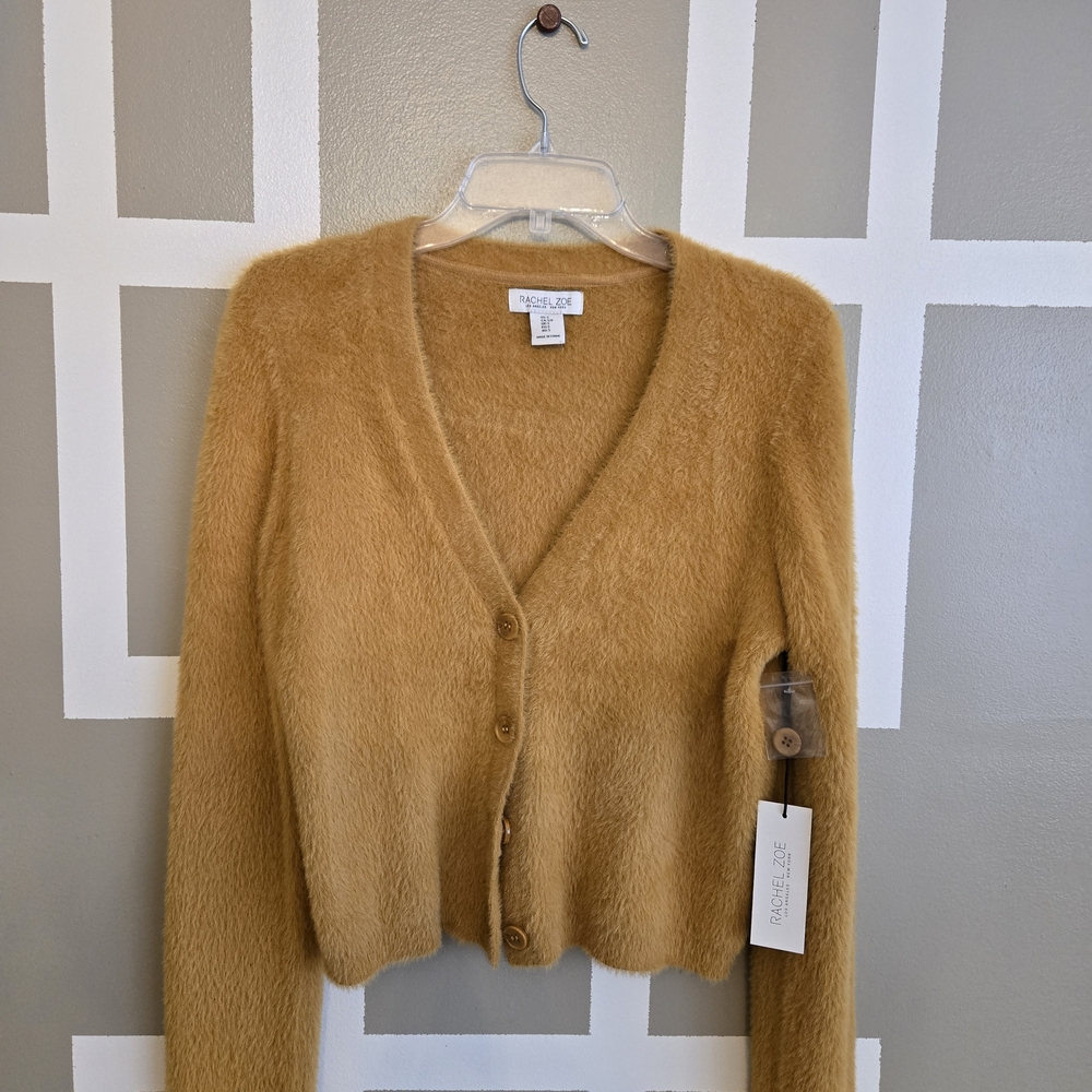 Rachel Zoe Golden Cardigan Sweater